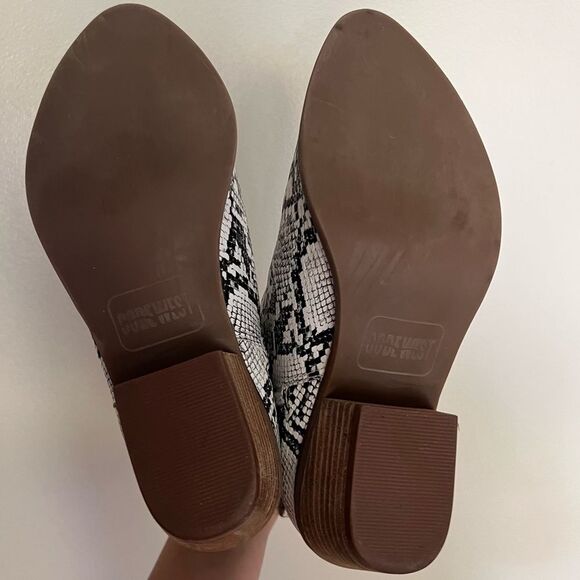 Code West Voodoo Women's Animal Snake Block Heel Western Ankle Boots US 9M - Picture 9 of 16